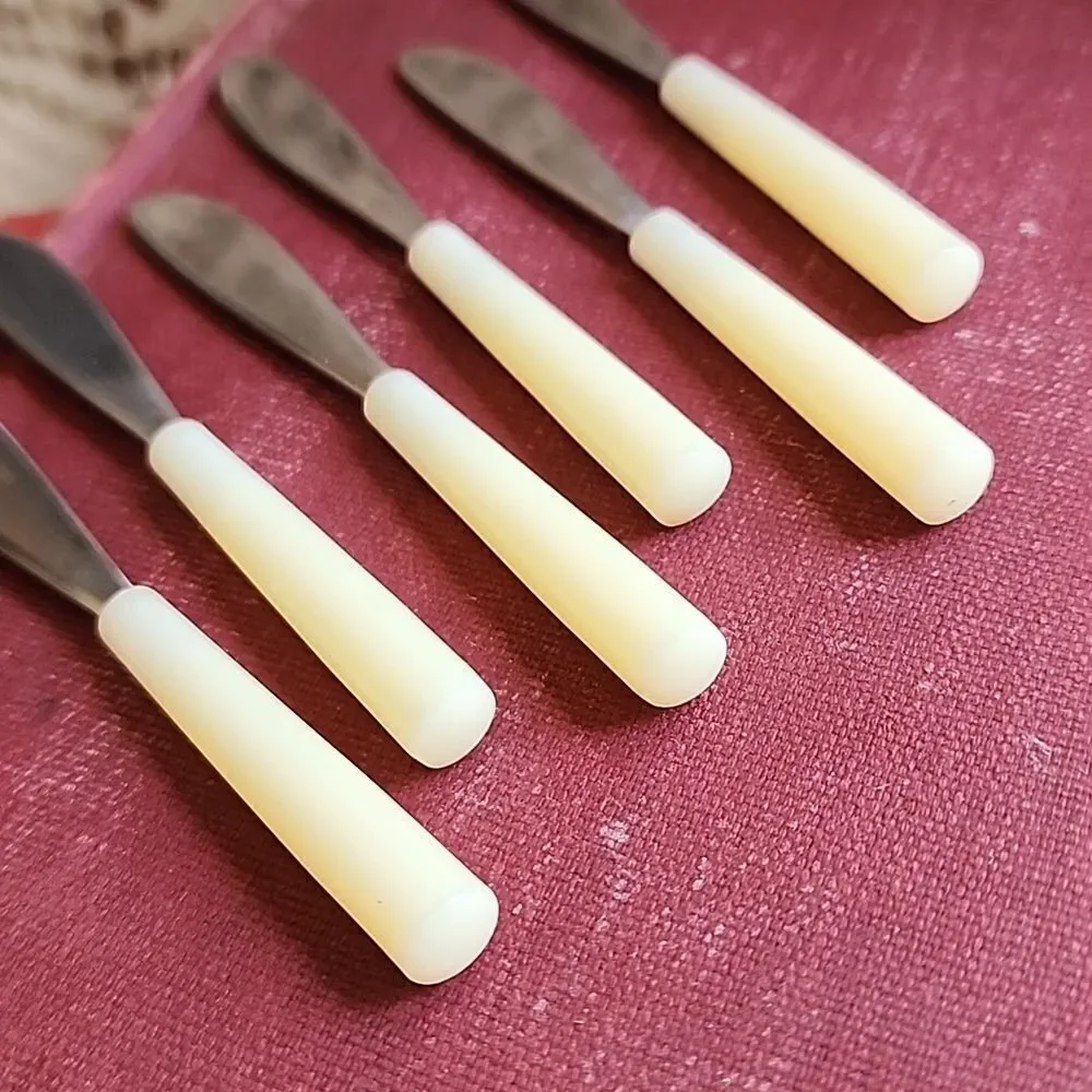 Vintage Set Of 6 Cocktail Spreaders Japan